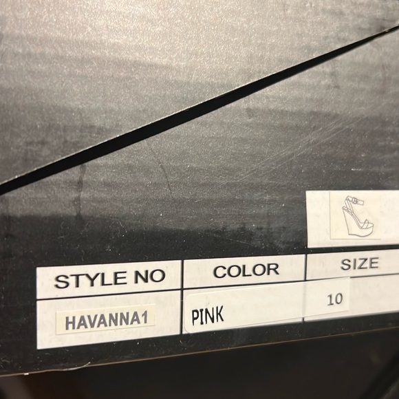 10 PINK WEDGE PLATFORM HEELS by Fashion Nova Style No: HAVANNA1 - Picture 4 of 5